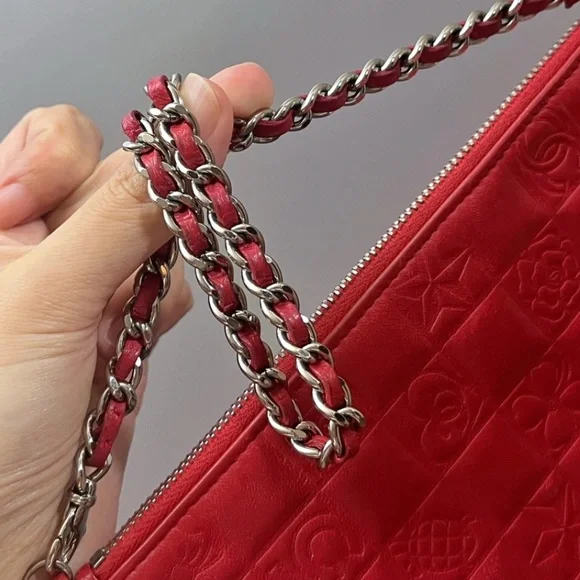 Chanel - red mini vintage bag purse - Picture 4 of 7